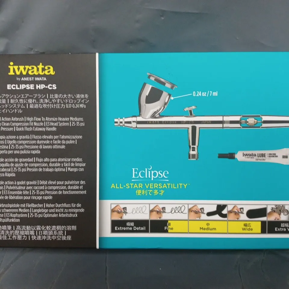 SEALED IWATA ECLIPSE HP-CS AIR BRUSH