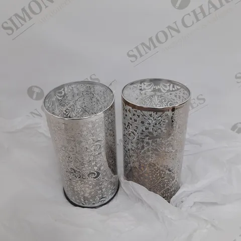 LUXURY SRAE TWINKLERS SET OF 2 SILVER