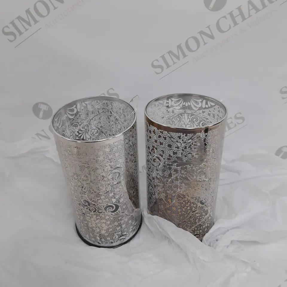 LUXURY SRAE TWINKLERS SET OF 2 SILVER