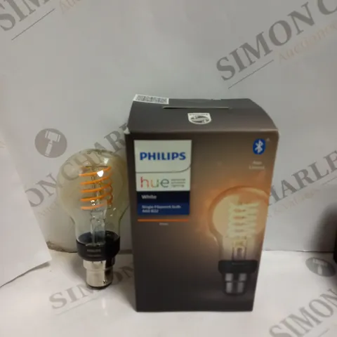 BOXED PHILIPS HUE WHITE SINGLE FILAMENT BULB