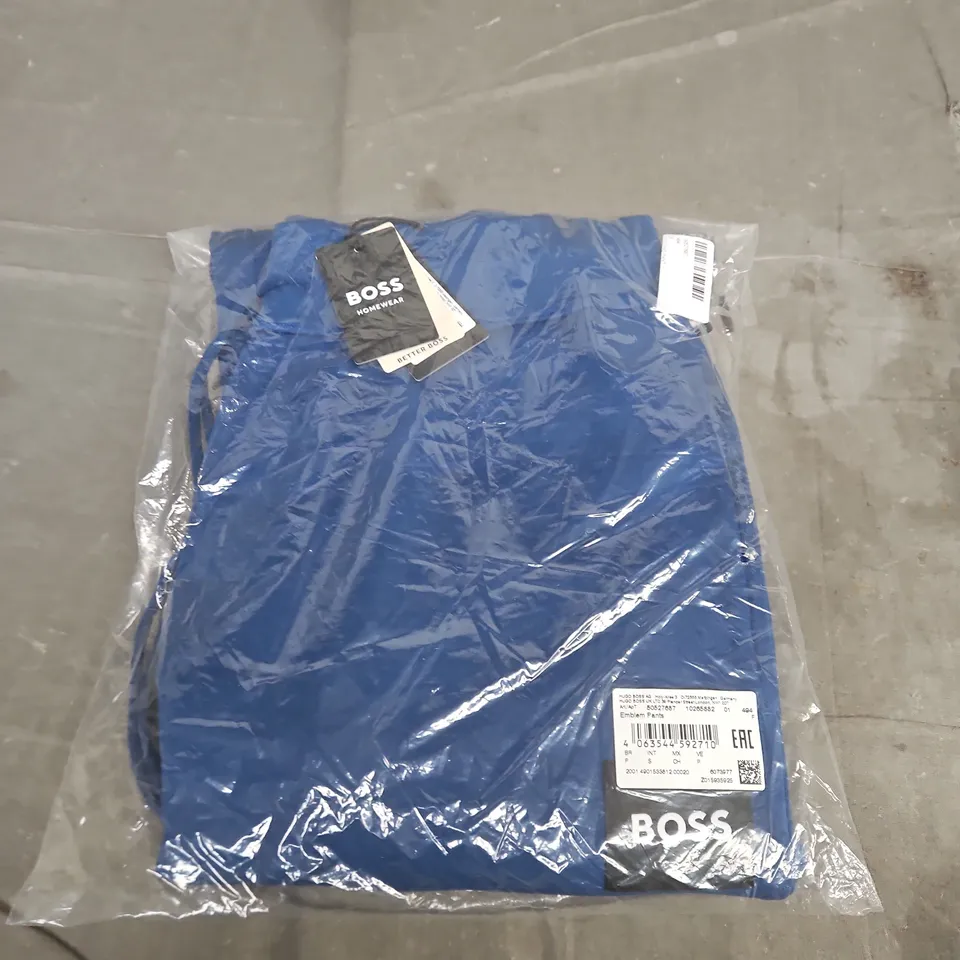 HUGO BOSS BLUE HOMEWEAR PANTS - SIZE SMALL