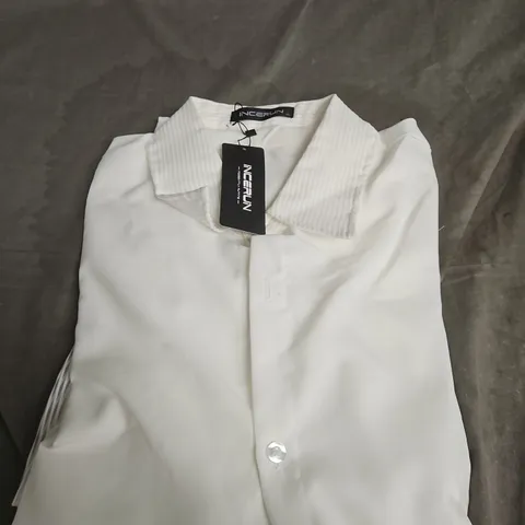 INCERUN WHITE DRESS SHIRT β MEN'S SIZE XL