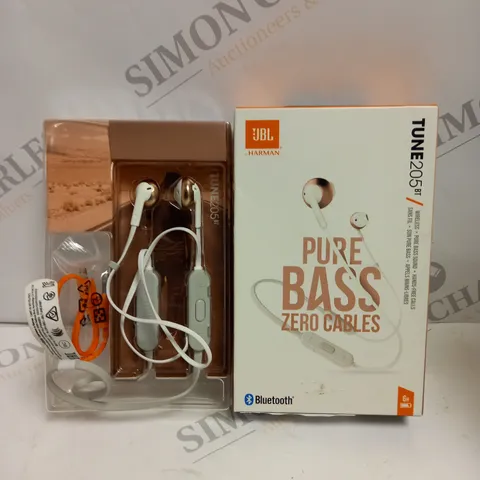 BOXED JBL TUNE 205 BLUETOOTH WIRELESS EARPHONES