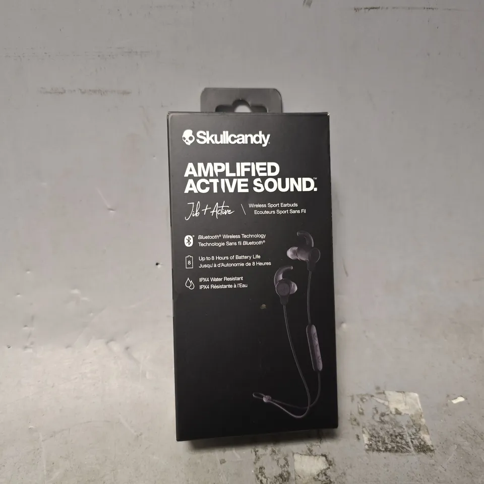 BOXED SKULLCANDY JIB + ACTIVE WIRELESS SPORT EARBUDS 