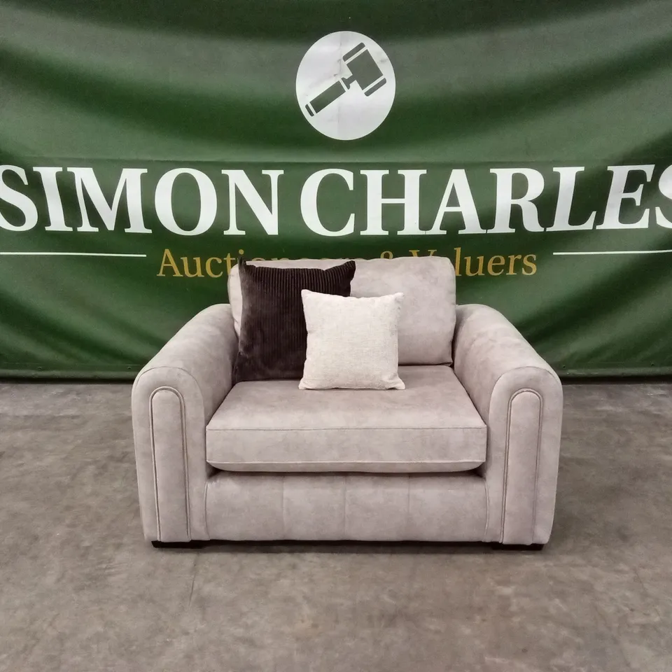 AMARA SNUGGLE CHAIR - STONE RRP £949