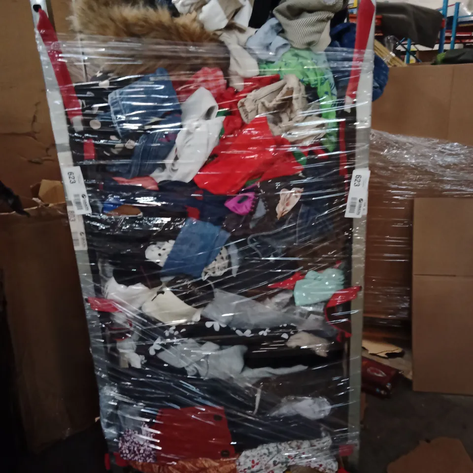 CAGE OF ASSORTED CLOTHING ITEMS