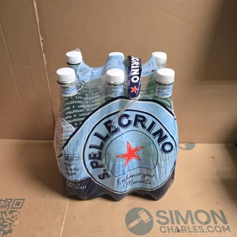 S.PELLEGRINO SPARKLING WATER (6 PACK - 1L)