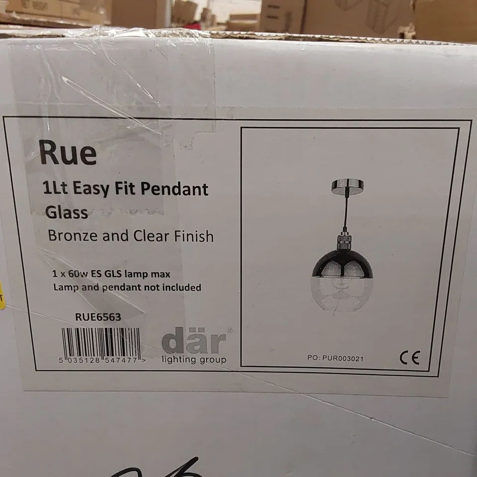 BOXED MOONYA GLASS PENDANT SHADE (1 BOX)