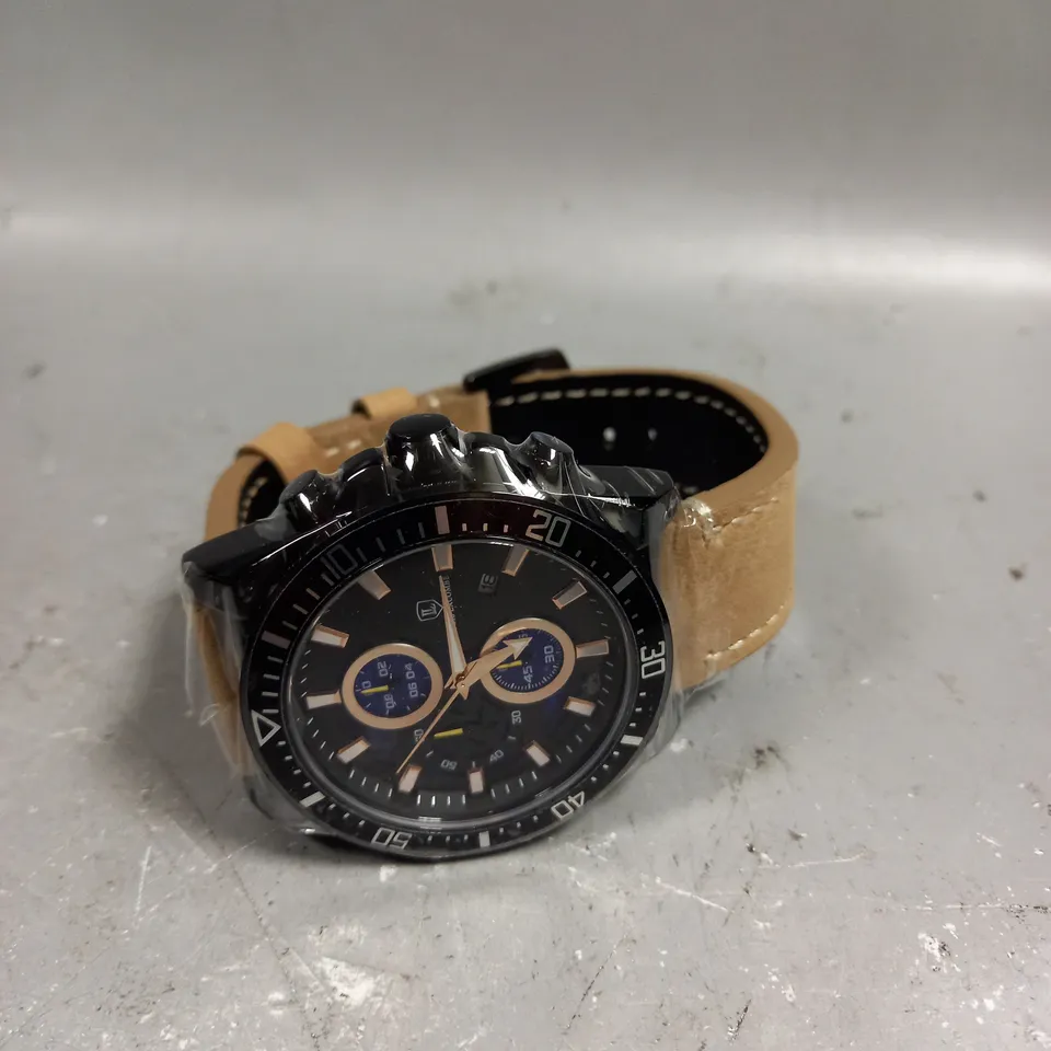 MENS LOUIS LACOMBE CHRONGRAPH WATCH – 3 SUB DIALS
