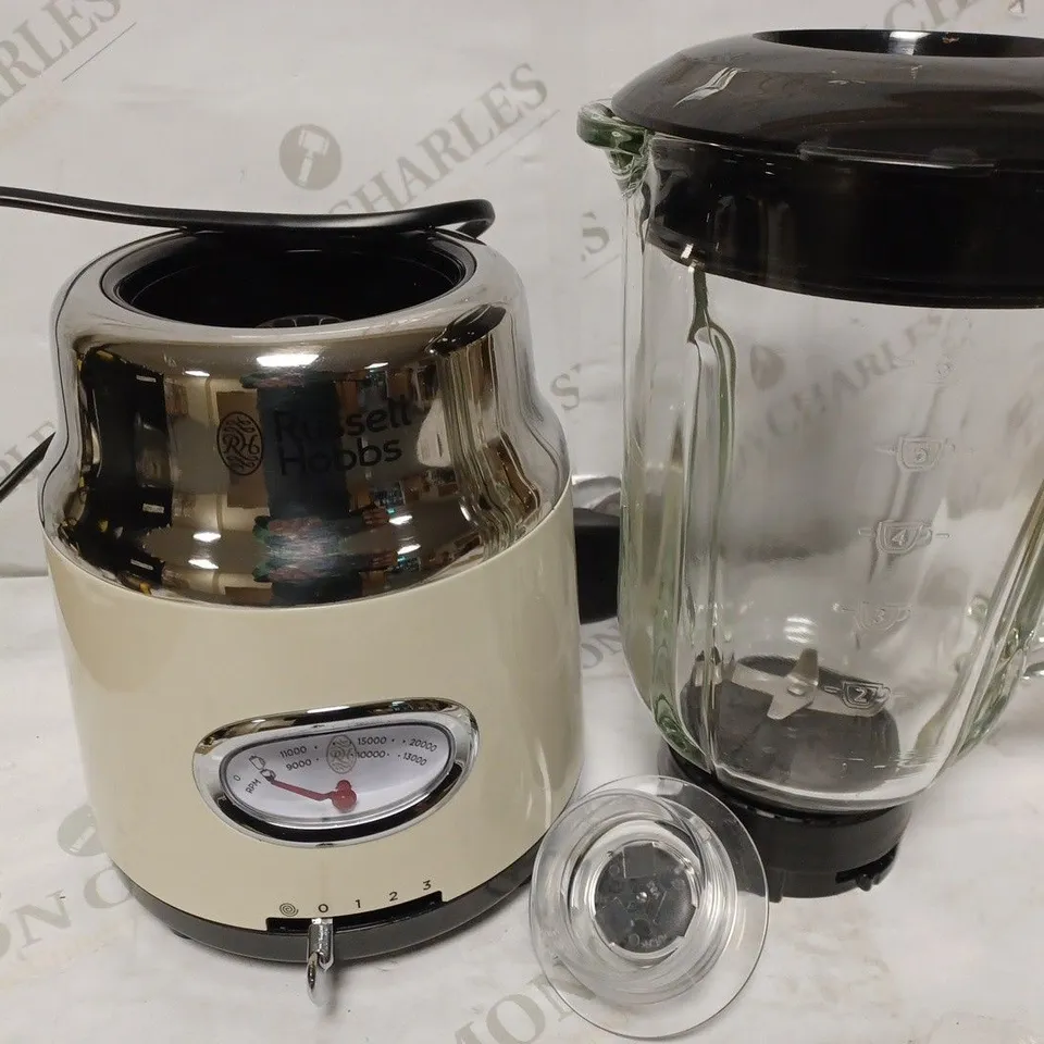 RUSSELL HOBBS 25192 RETRO 1.5 L GLASS JUG BLENDER