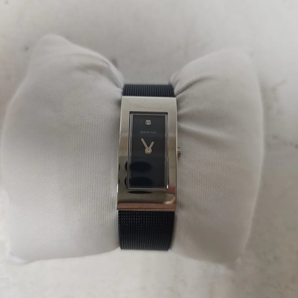 BERING 10817-307 WOMEN'S QUARTZ WATCH 17MM SILVER MILANESE STRAP BLUE DIAL