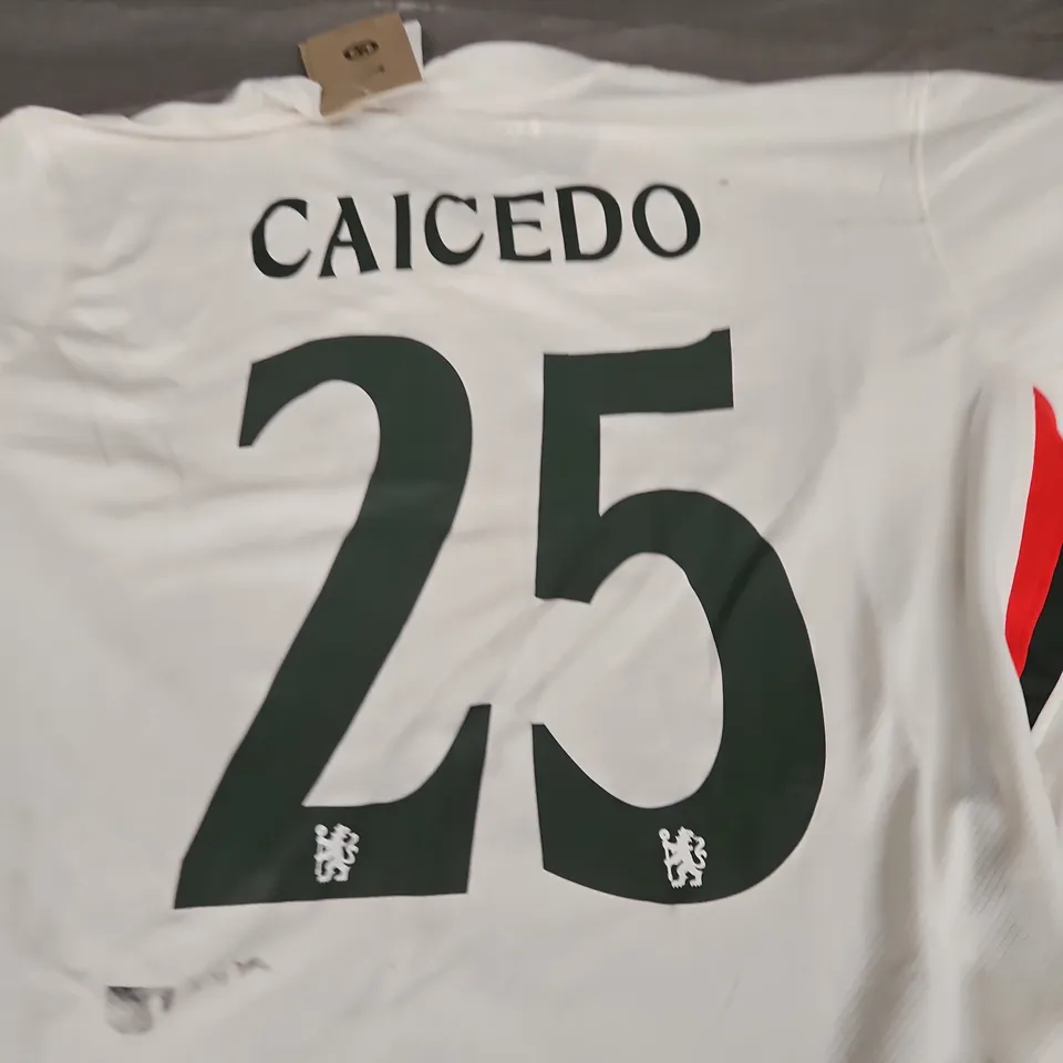 CHELSEA FC AWAY JERSEY - CAICEDO 25 - SIZE M