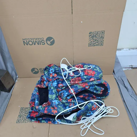 SARA BY SARA DAVIES SHERPA HEATED THROW WITH 9 HEAT SETTINGS