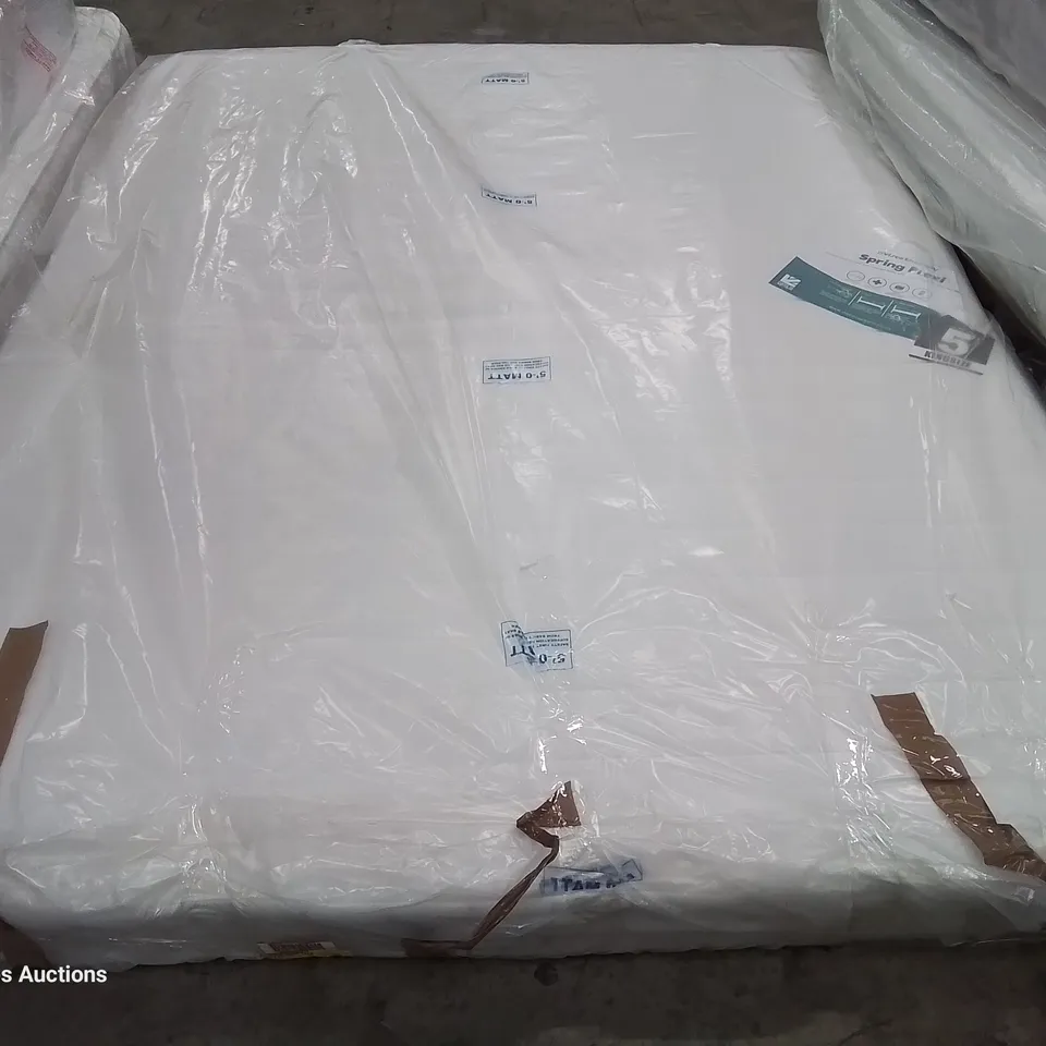 QUALITY BAGGED 5' KING OPEN COIL MATTRESS