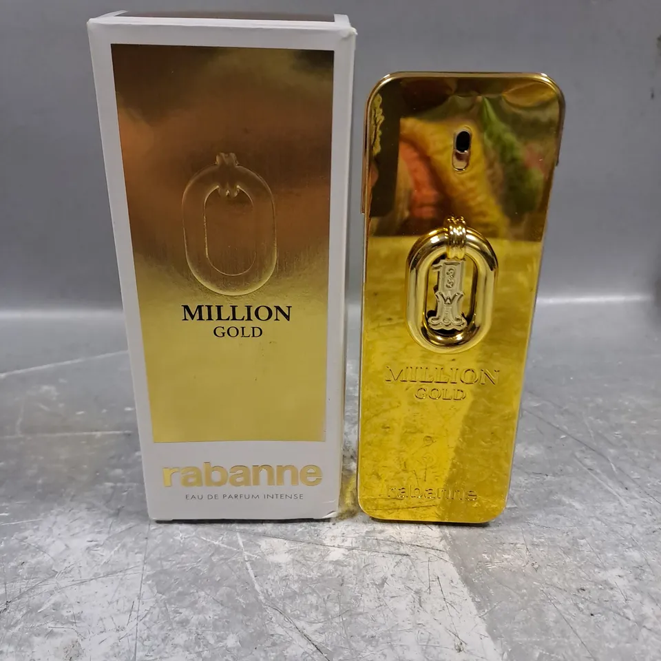 BOXED PACO RABANNE MILLION GOLD EAU DE PARFUM INTENSE 100ML