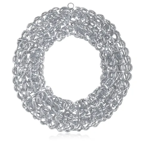 FESTIVE INDOOR/OUTDOOR 50CM PRE LIT MICRODOT WREATH