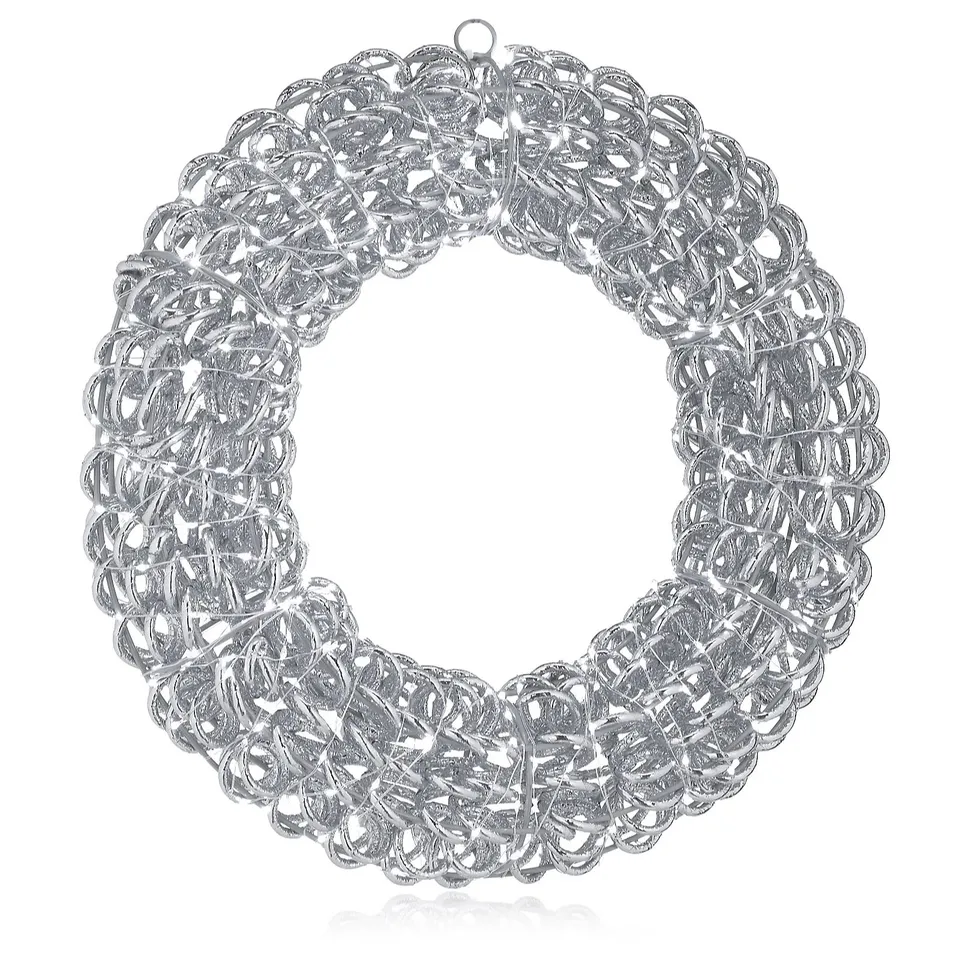 FESTIVE INDOOR/OUTDOOR 50CM PRE LIT MICRODOT WREATH 
