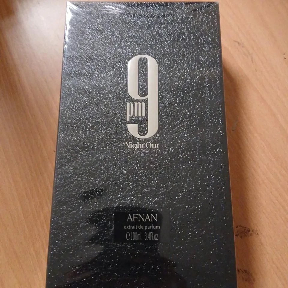 BOXED AND SEALED 9PM NIGHT OUT AFNAN EXTRAIT DE PARFUM 100ML