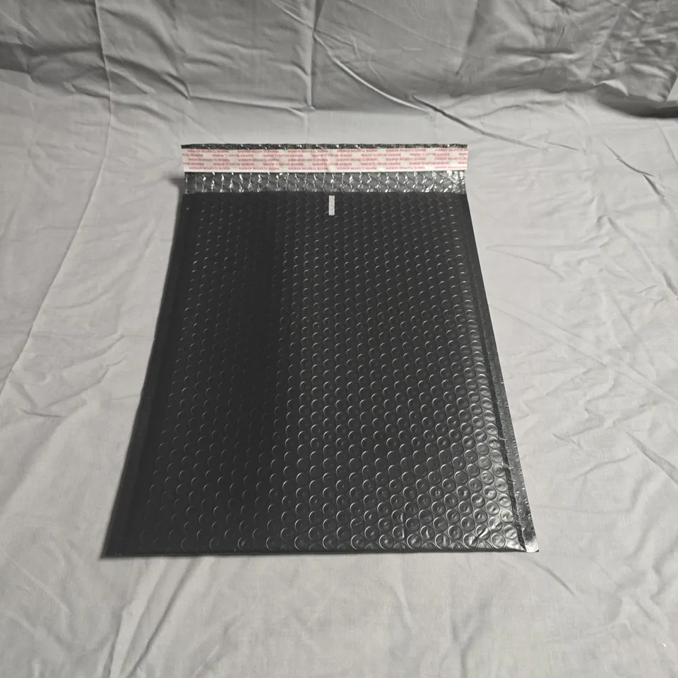 APPROXIMATELY 200 ORBYT BUBBLE MAILER ENVELOPE - BLACK, SELF-SEAL
