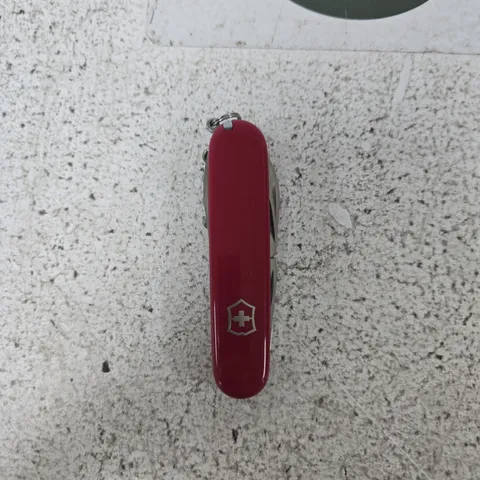 VICTORINOX SWISS ARMY KNIFE - RED, STAINLESS STEEL BLADES