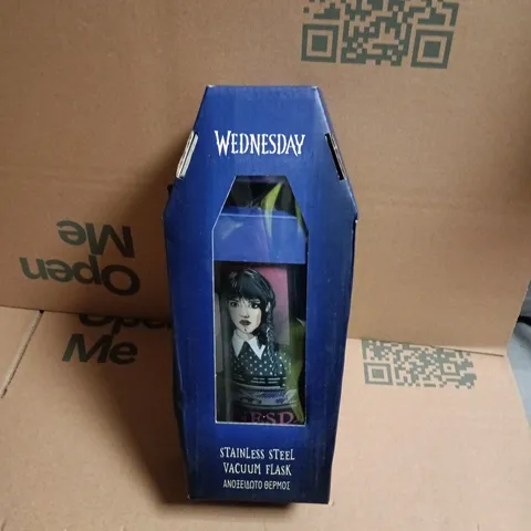 WEDNESDAY STAINLESS STEEL VACUUM FLASK  – BOXED