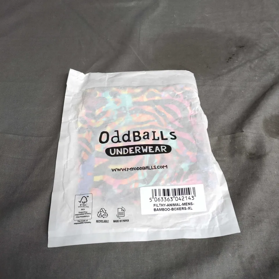 ODDBALLS BAMBOO BOXERS – MEN'S UNDERWEAR XL
