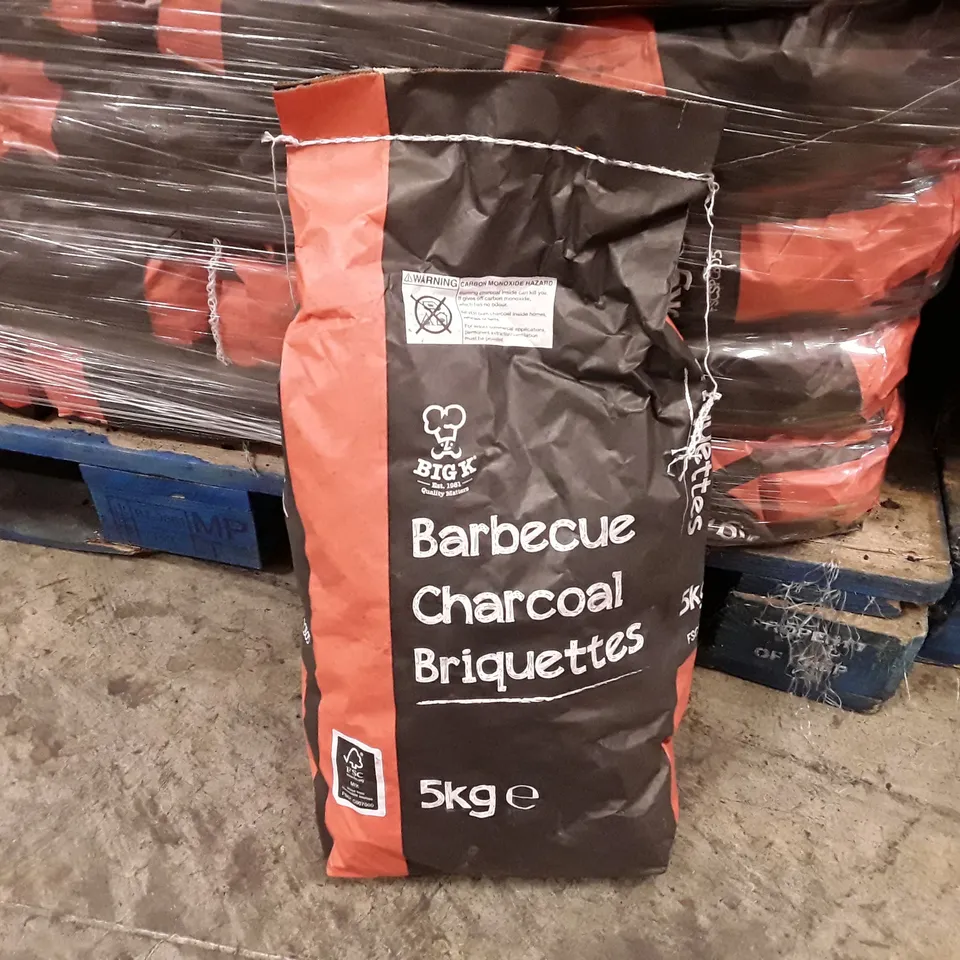 PALLET OF APPROXIMATELY 110 BAGS OF BARBECUE CHARCOAL BRIQUETTES