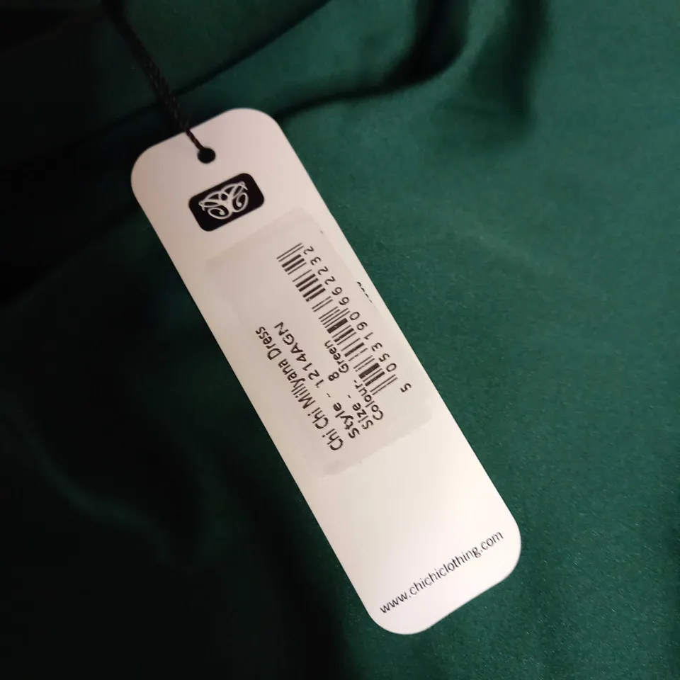 CHI CHI GREEN MILLYANA DRESS - SIZE 8