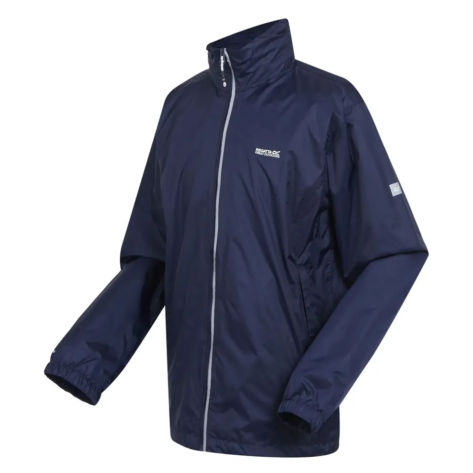 REGATTA FOLDABLE WATERPROOF JACKET LYLE IV NAVY UK SIZE 3XL