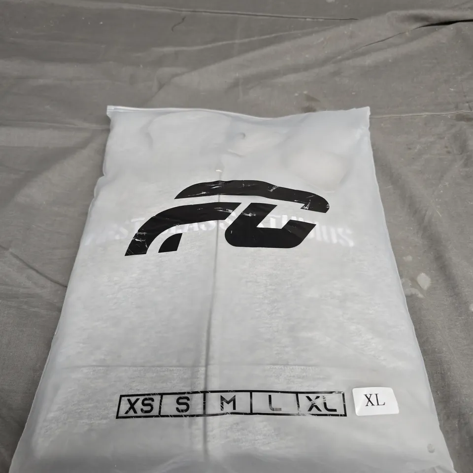 FIRST CLASS STUDIOS GREY ZIPPED HOODIE SIZE XL