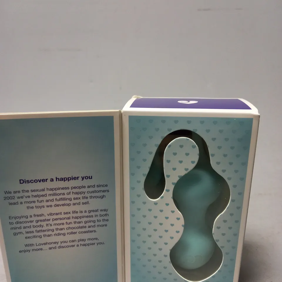 BOXED AND SEALED LOVEHONEY EMBRACE KEGEL BALLS 