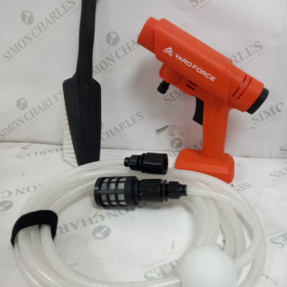YARD FORCE 20V CORDLESS PRESSURE WASHER