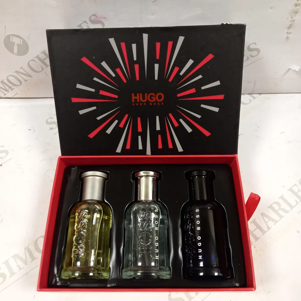 HUGO BOSS 3 PIECE AFTERSHAVE GIFT SET 