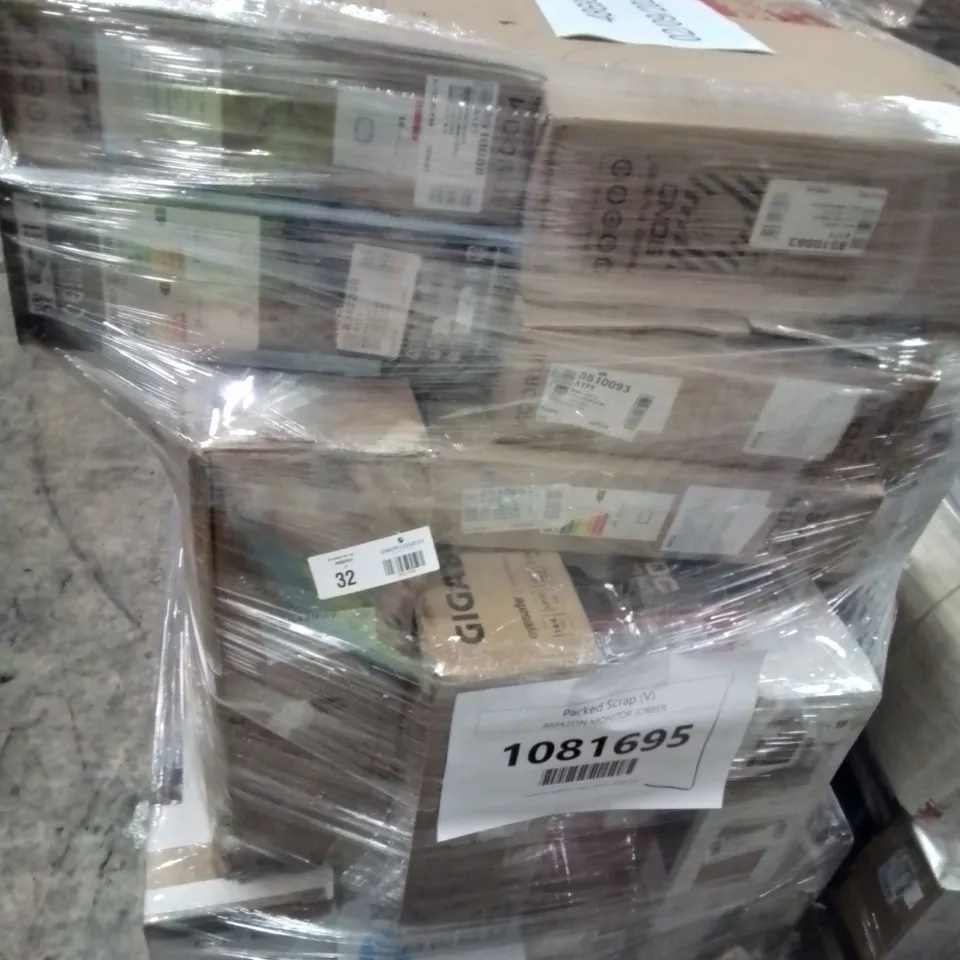 PALLET OF APPROXIMATELY 22 UNPROCESSED RAW RETURN MONITORS TO INCLUDE;