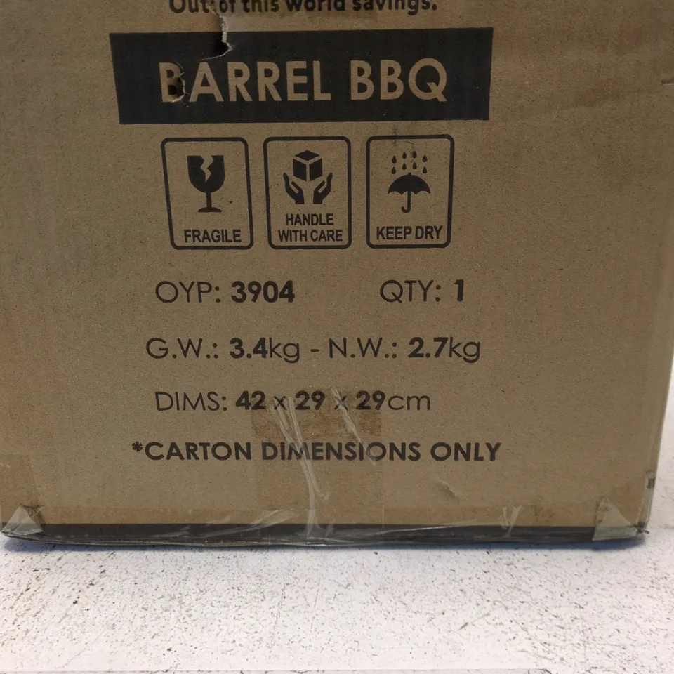 OYPLA BARREL BBQ – GARDEN BARBECUE (BOXED)