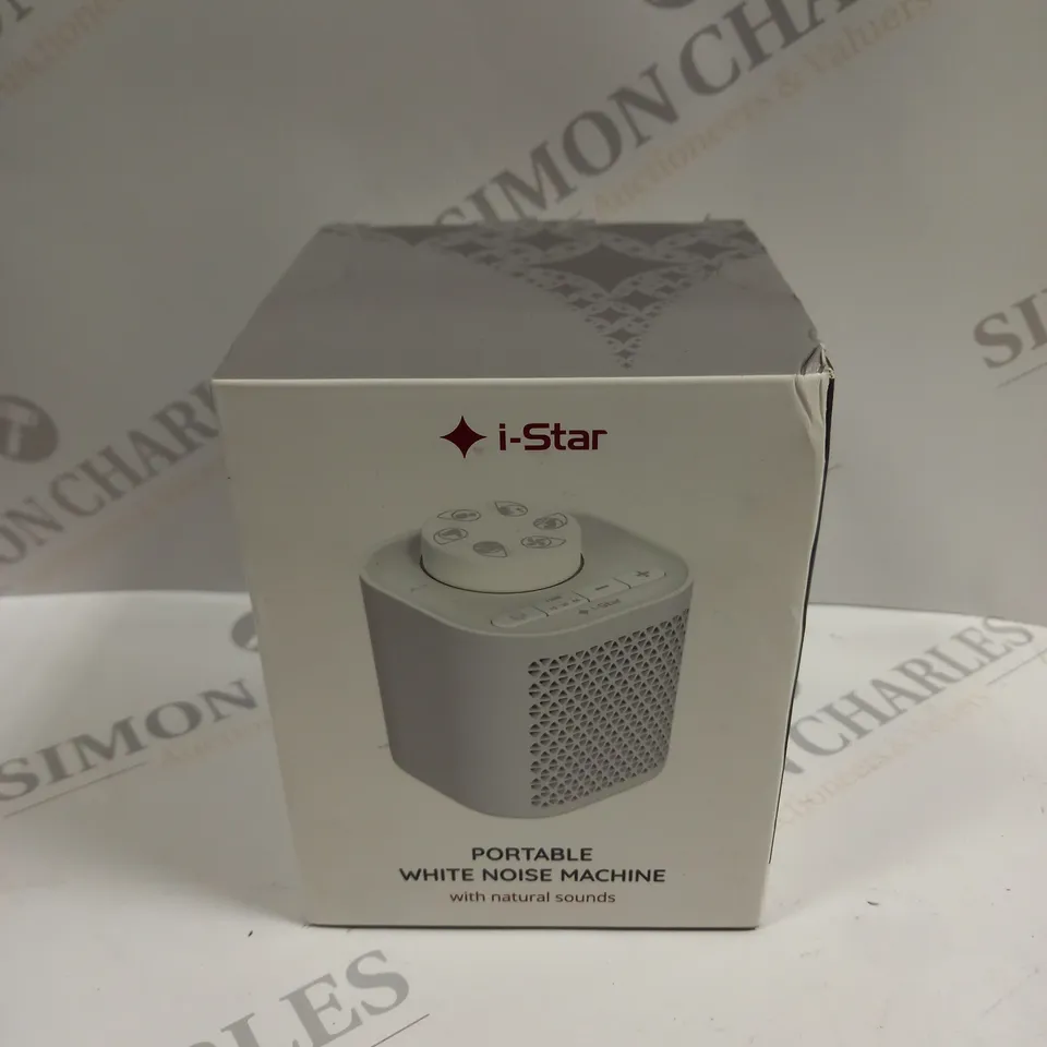 BOXED SEALED I-STAR PORTABLE WHITE NOISE MACHINE 