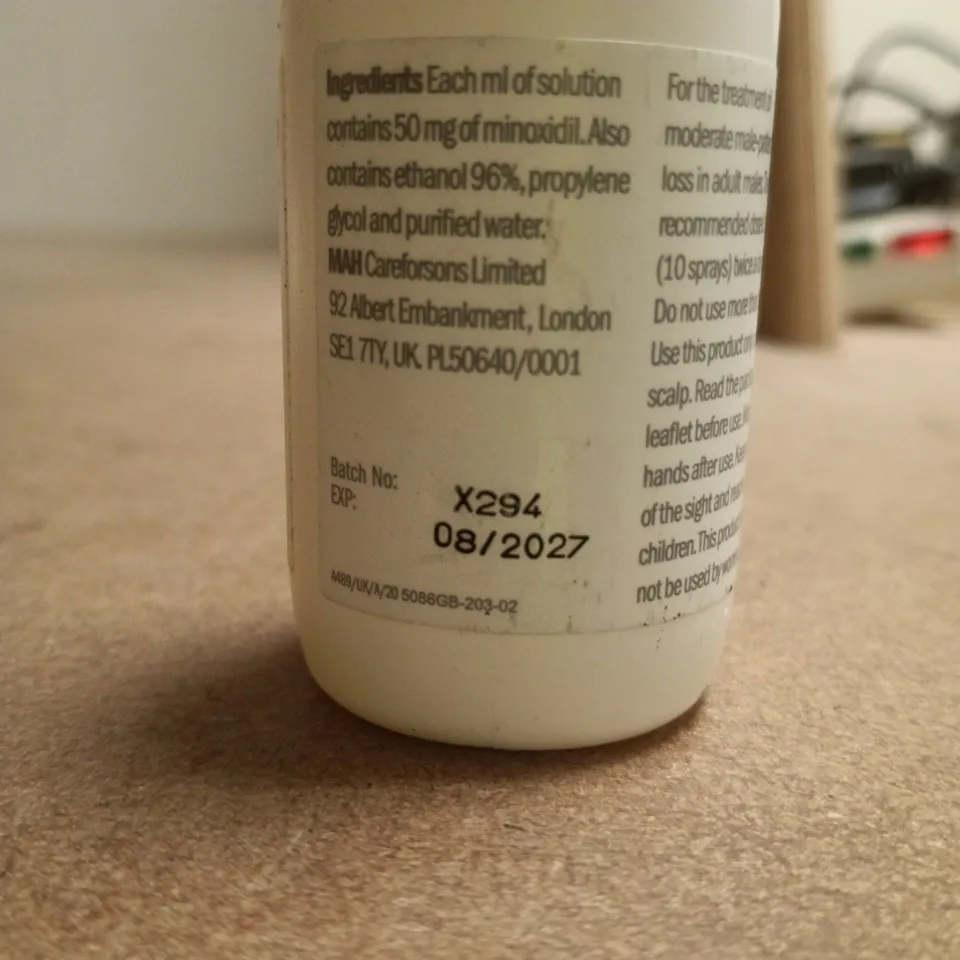 MINOXIDIL 5% CUTANEOUS SOLUTION – 60 ML