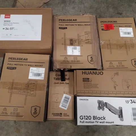 PALLET CONTAINING ASSORTED TV & MONITOR MOUNTS