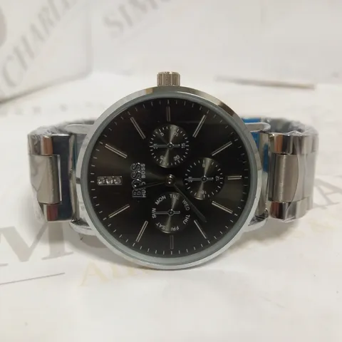 HUGO BOSS-STYLE BRACELET STRAP WATCH