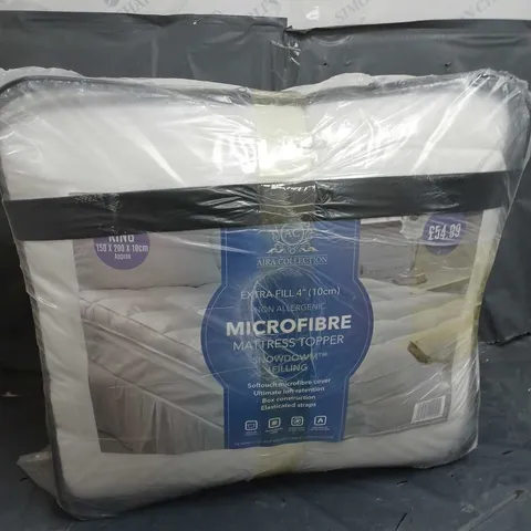 AIRA COLLECTION MICROFIBRE MATTRESS TOPPER 