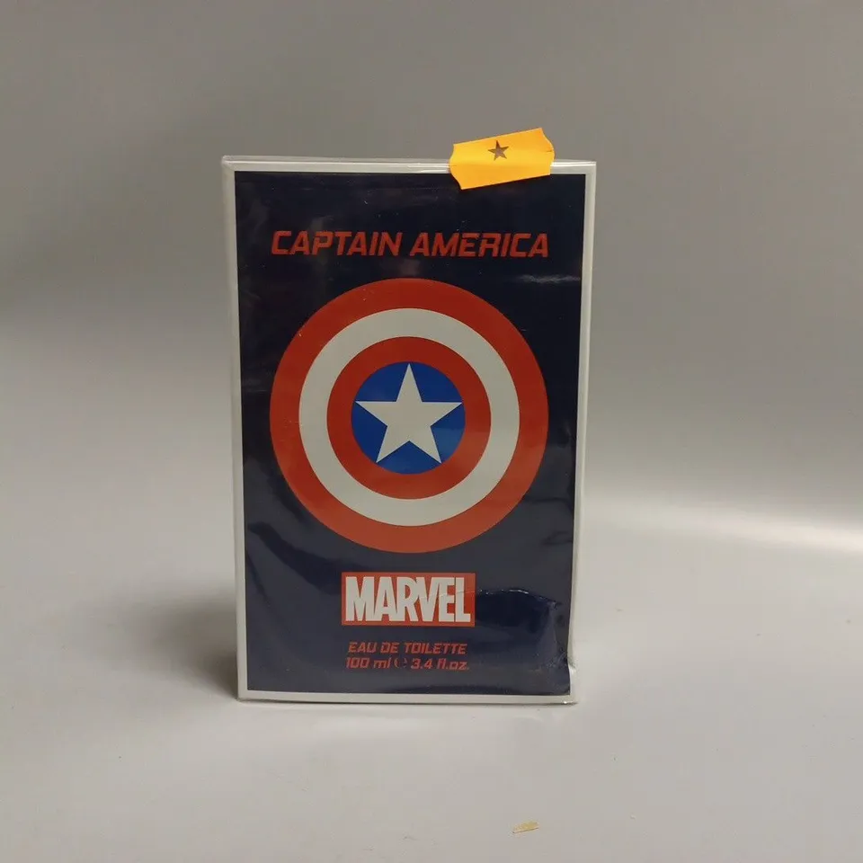 BOXED MARVEL CAPTAIN AMERICA EAU DE TOILETTE 100ML 