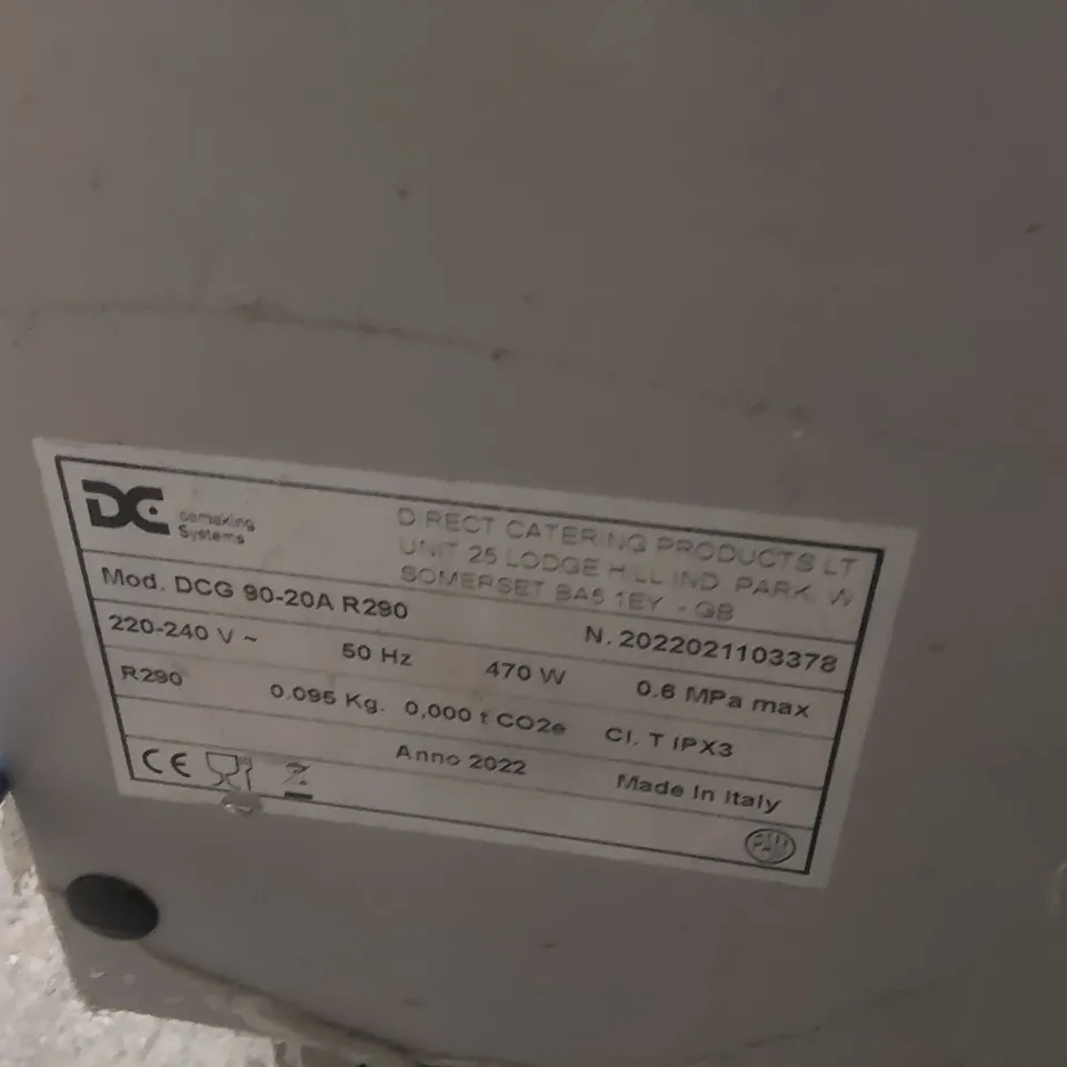 DCG90-20A R290 SELF CONTAINED GRANULAR ICE MAKER