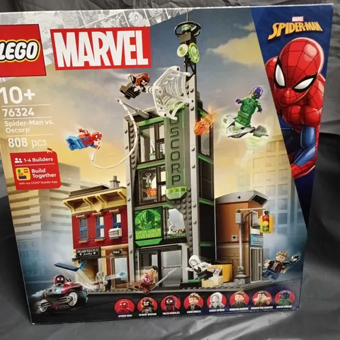 LEGO MARVWL SPIDER MAN VS OSCORP SET - 76324