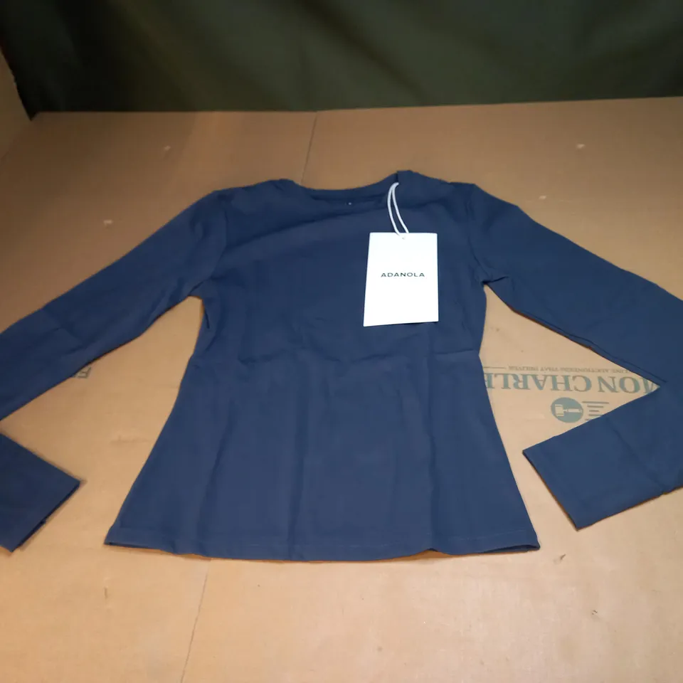 LONG SLEEVE LONGLINE TOP SIZE S