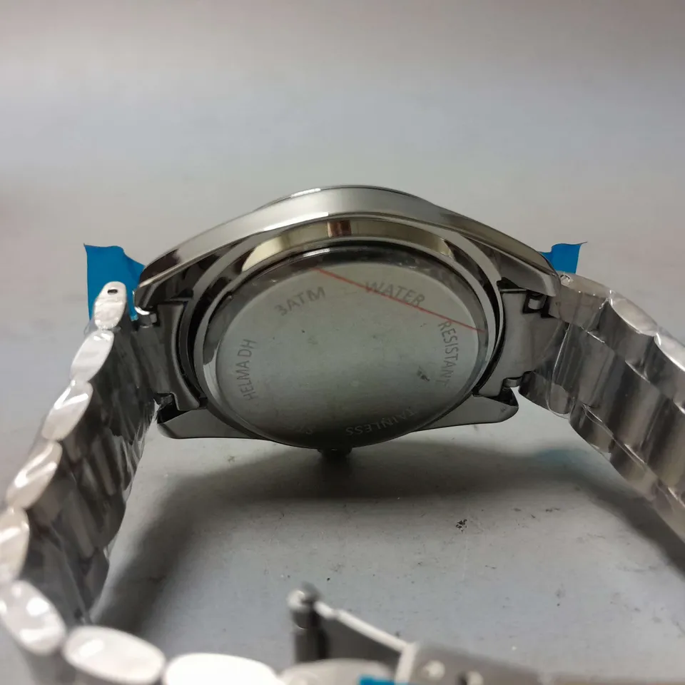 MENS HELMHA DH WATCH –  STAINLESS STEEL STRAP – 3ATM WATER RESISTANT