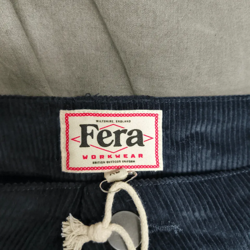 FERA WORKWEAR UNIFORM TROUSER - NAVY CORD, XL