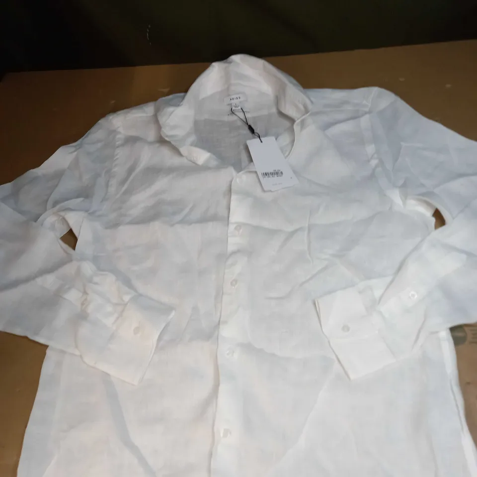REISS RUBEN LINEN SHIRT SIZE L