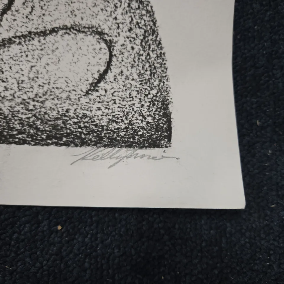 ORIGINAL CHARCOAL STUDY 003 KERRY ANNA SIGNED