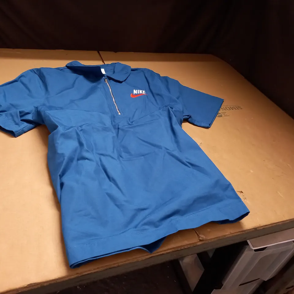 BLUE NIKE OVERSHIRT L
