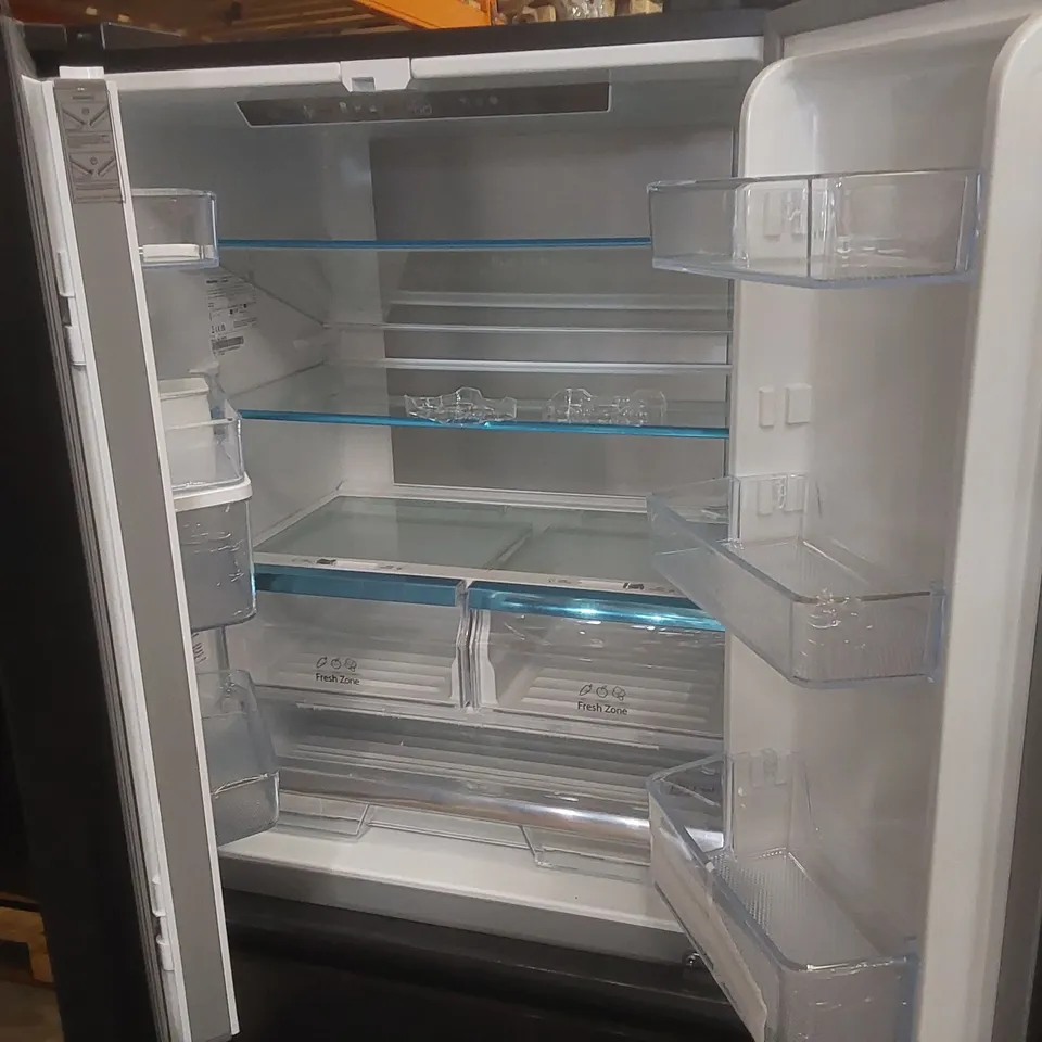HISENSE PUREFLAT RF540N4WFE FRIDGE FREEZER - BLACK STAINLESS STEEL